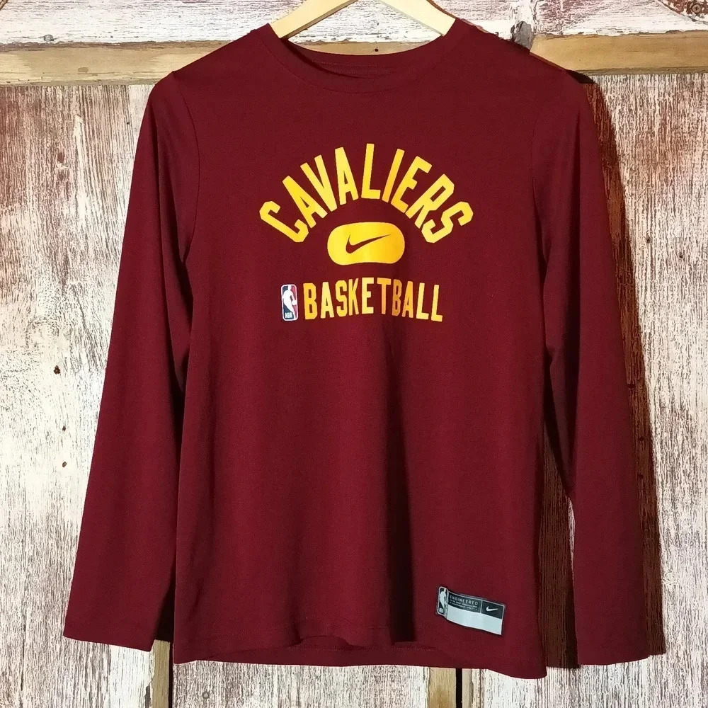 Nike dri-fit Cavaliers Basketball sports tee boys 14-16 L